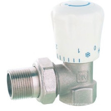 J340 Manual Male Thread PPR Brass Angle Radiator Valve DN15